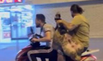Sultanbeyli’de şoke eden görüntü: Motosiklette koyun taşıdılar