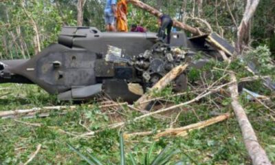 Tayland’da askeri helikopter ormanlık alana düştü