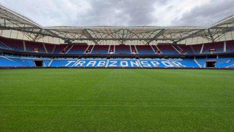 Trabzonspor’un stadyumu yeni sezona hazırlanıyor