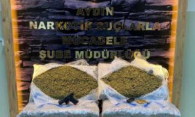 Aydın’da operasyonda 75 kilogram uyuşturucu ele geçirildi