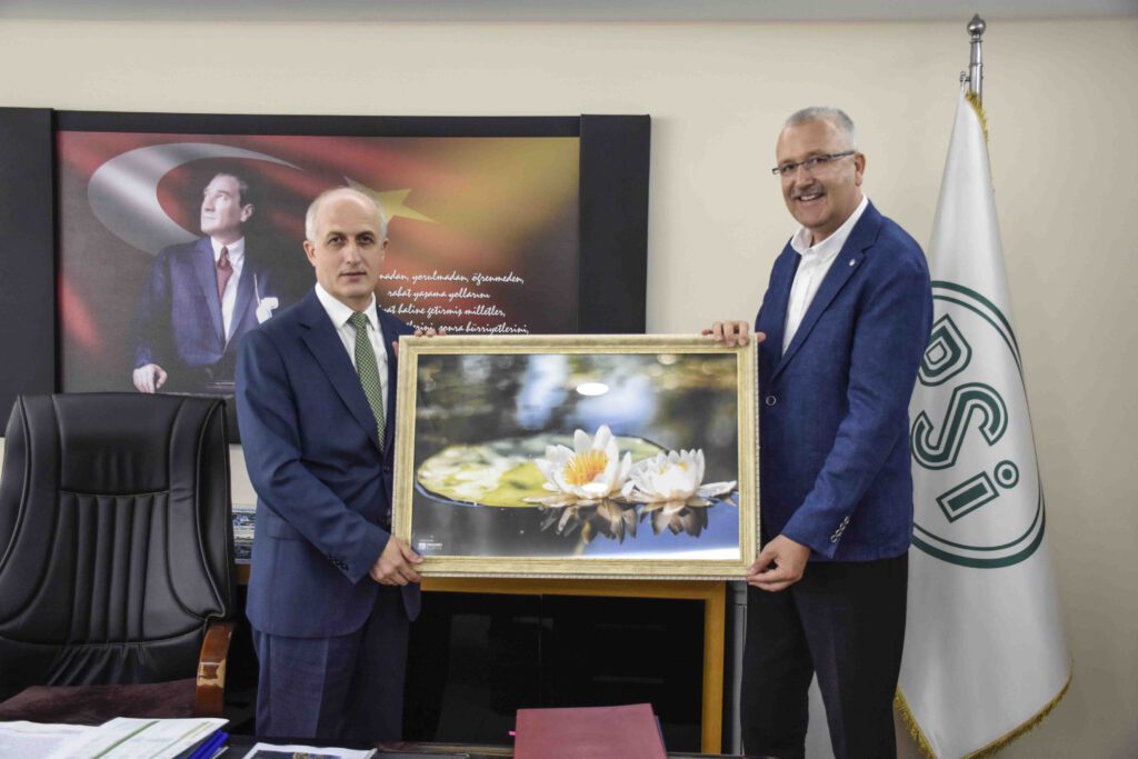 Başkan Özkan’dan Şayan’a ‘hayırlı olsun’ ziyareti