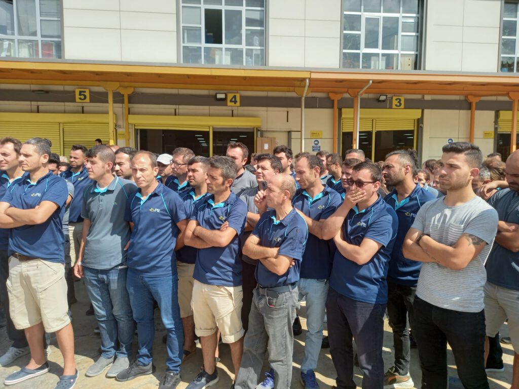 PTT taşeron işçileri isyanda