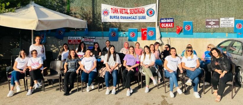 Bursa’da otomotiv yan sanayi fabrikasındaki eylem 44 gündür sürüyor
