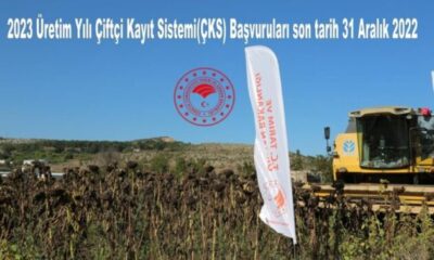 2023 yılı ÇKS başvuruları başladı