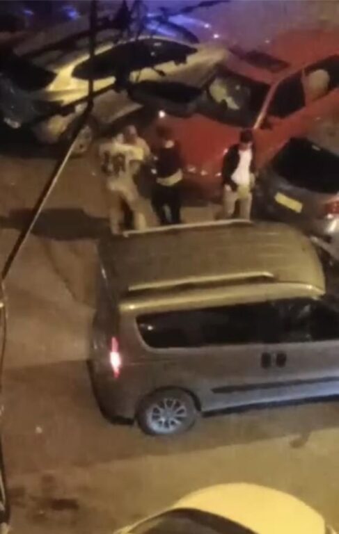 Bursa’da otopark kavgası kamerada