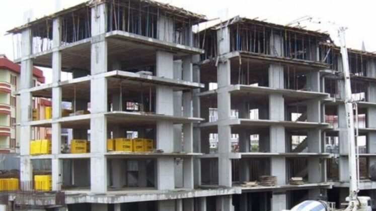 Bursa Osmangazi’de 451,58 m² arsa alanlı 5 katlı betonarme karkas bina mahkemeden satılıktır