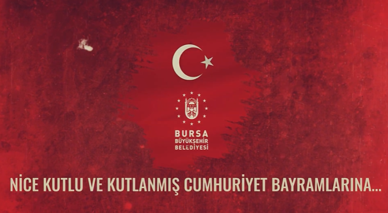Bursa Büyükşehir Belediyesi’nden 29 Ekim mesajı
