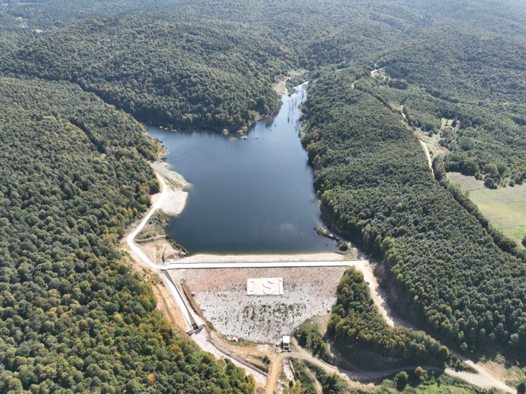İnegöl Gedikpınar Göleti’nde çalışmalar devam ediyor