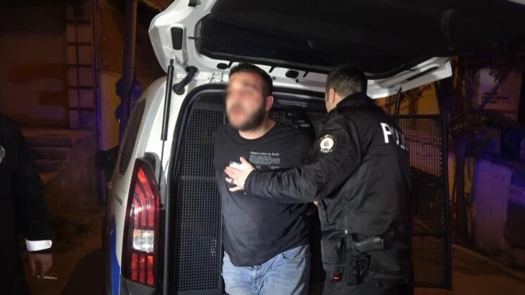 Suç makinesi 5 kilometre kovalamacanın ardından yakalandı