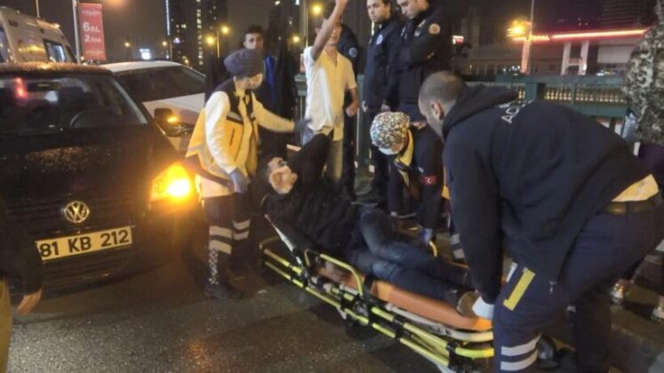 Yakıtı biten kadın sürücüye yardım ederken ölüyordu