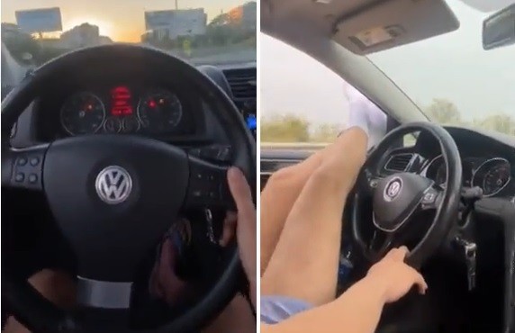 Marifetmiş gibi sosyal medyadan paylaştılar, ehliyetlerine el konuldu