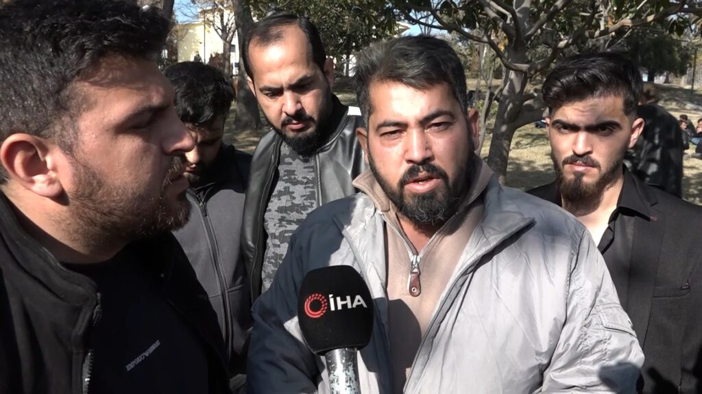 Taziye çadırında büyük acı