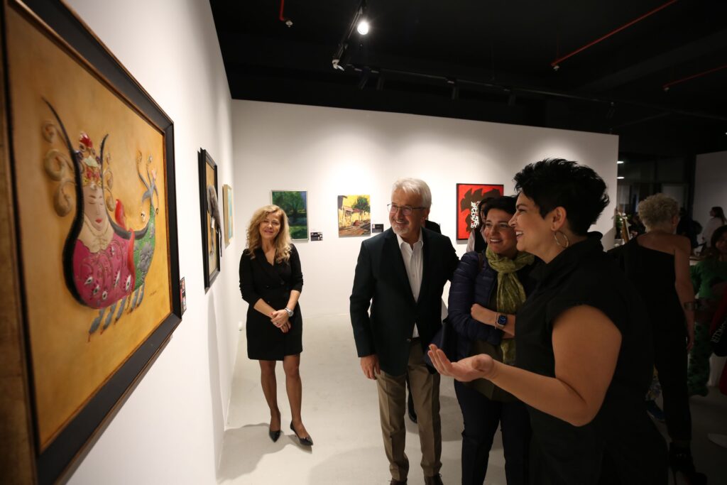 ‘Burda/yız’ sergisi Nilüfer’de sanatseverlerle buluştu