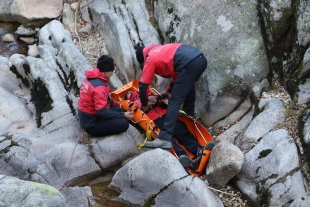 Jandarmadan kurtarma tatbikatı