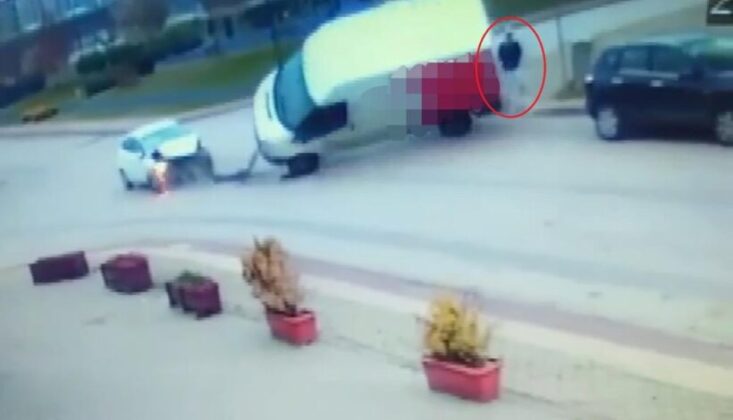 Bursa’da inanılmaz kurtuluş: Devrilen aracın altında kalmaktan son anda kurtuldu