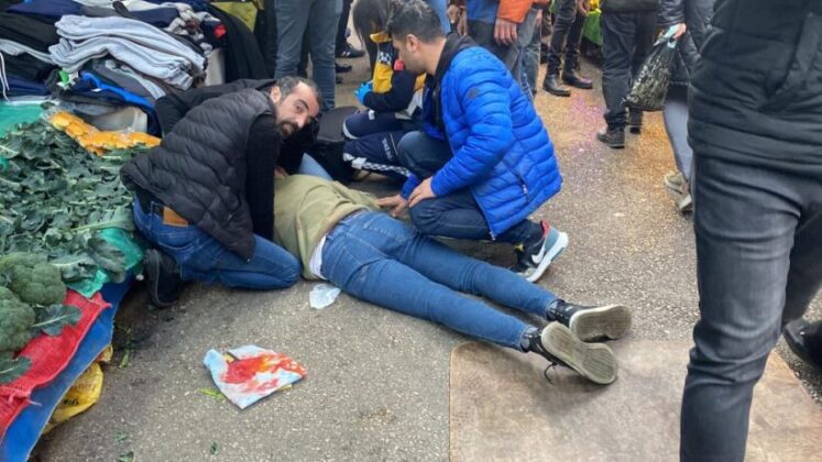 Perdeci ile pazarcının ‘kasa’ koyma kavgasında kan aktı