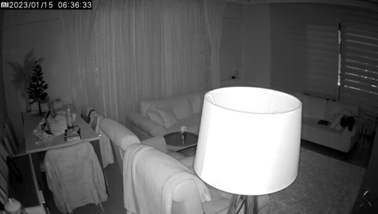 Elazığ’daki 4.9 büyüklüğündeki depreminin en net görüntüsü