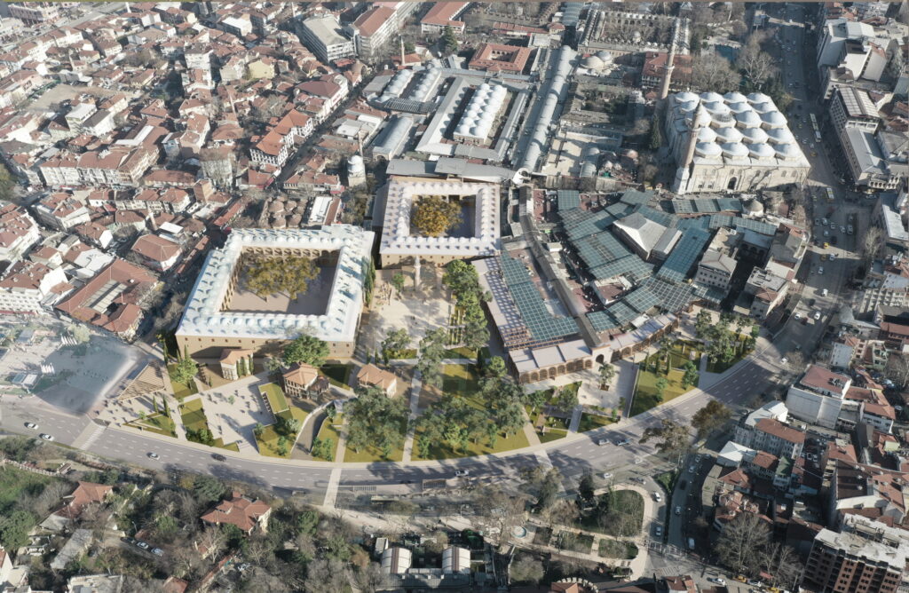 Bursa’da tarihi Hanlar Bölgesi’nde zaman tersine akıyor