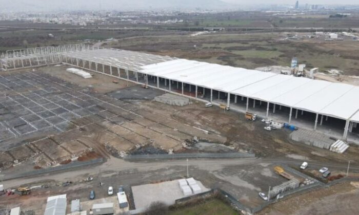 Yıldırım Lojistik Merkezi’nde yol yarılandı