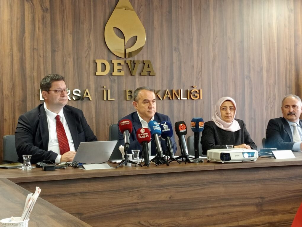 Sadullah Ergin’den Bursa’da açıklama:  “Saha çalışmalarında  güzel yol kat ettik”