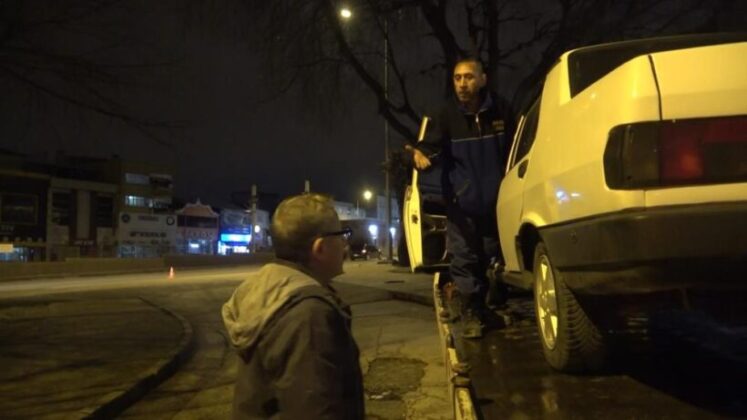Polisi görünce kazayı göze alıp böyle kaçtı…