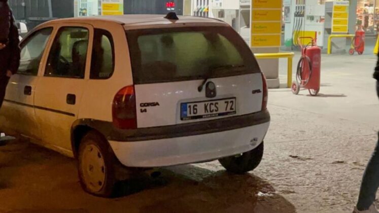 Seyir halindeki araca silahlı saldırı