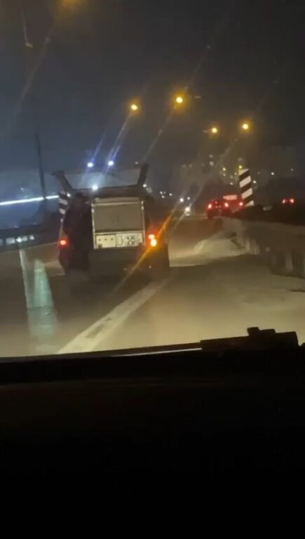 Bursa’da tehlikeli taşımacılık kameralarda