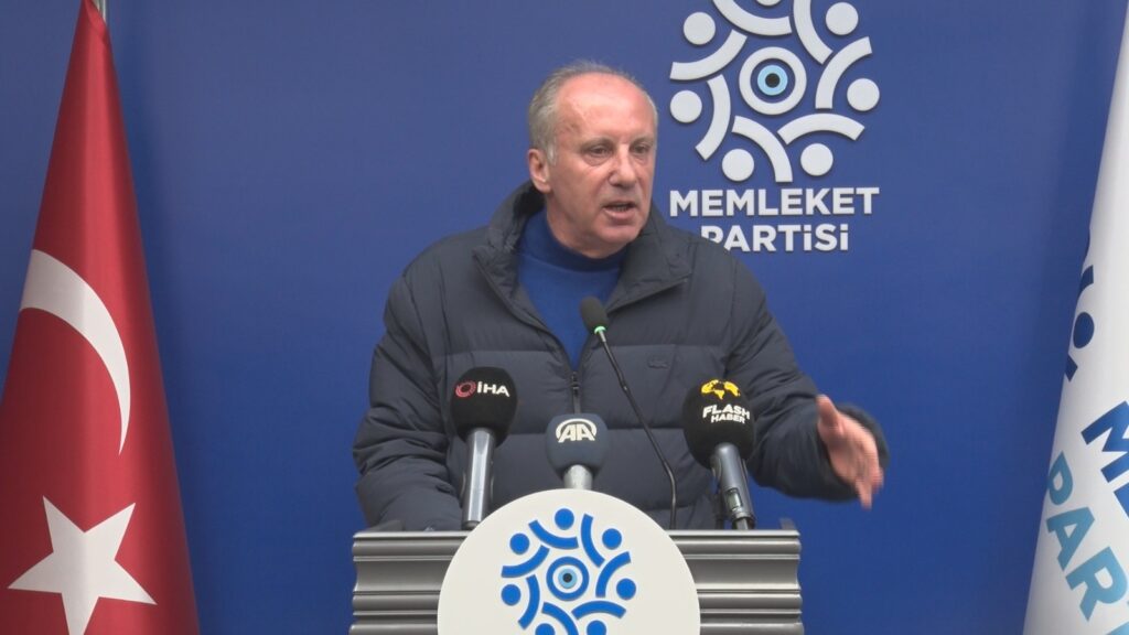 Memleket Partisi Genel Başkanı İnce: “Benim magazinle işim yok”