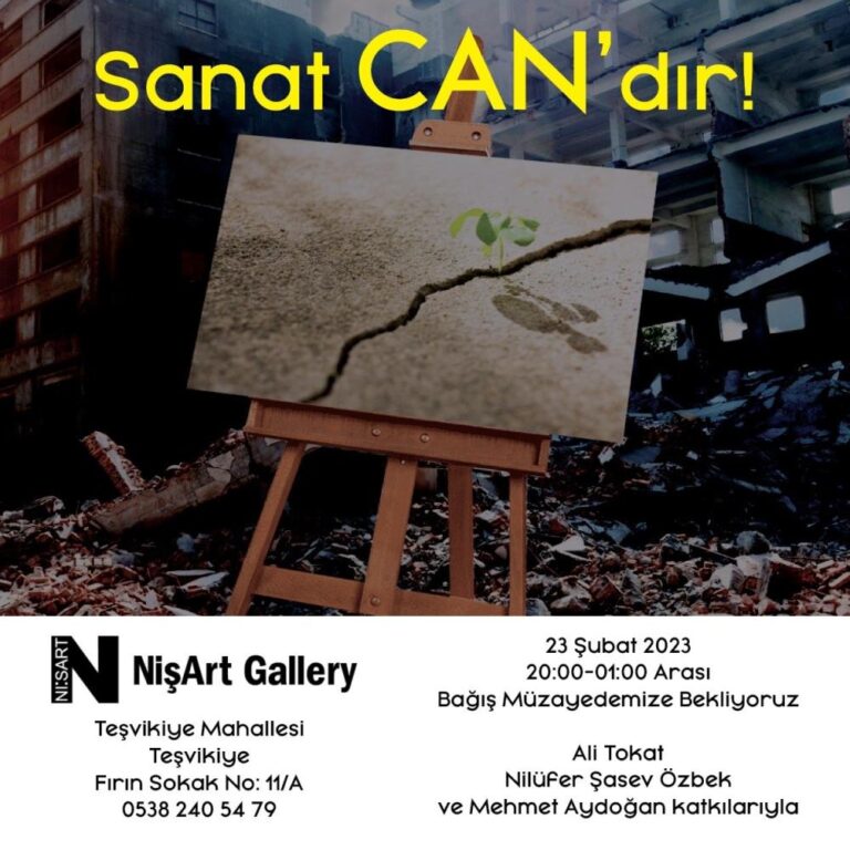 Depremzedeler için çok özel müzayede