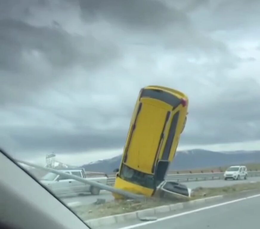 Van’da bir garip kaza