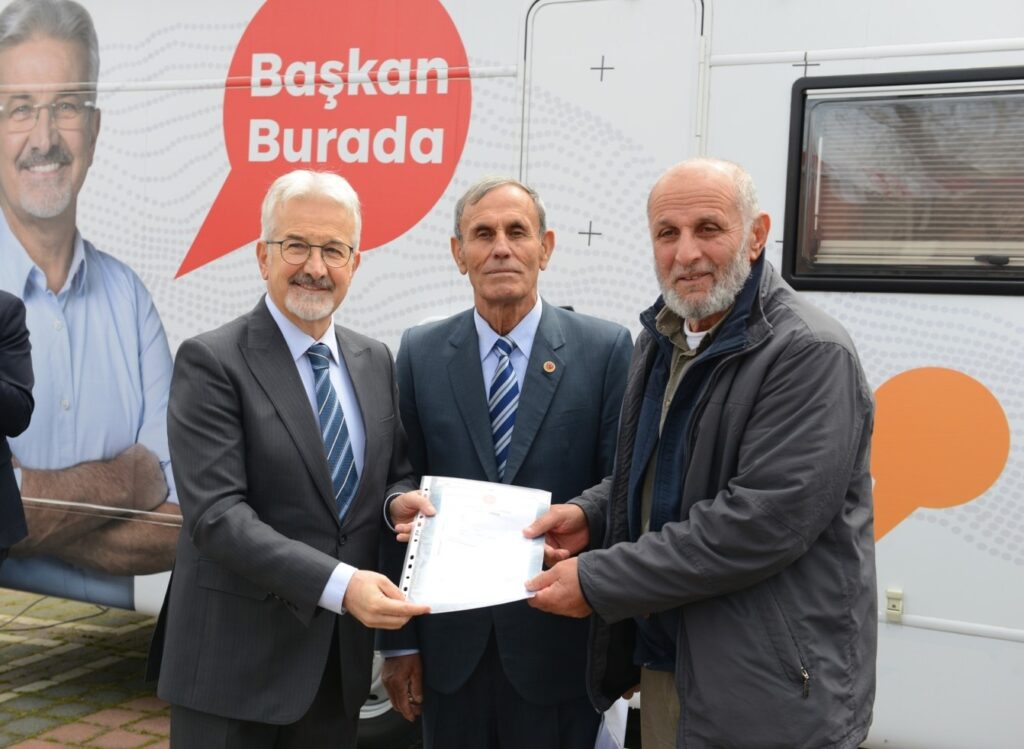 Nilüfer Yaylacık’ta tapu heyecanı