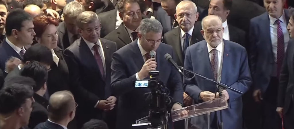 6’lı masadan cumhurbaşkanı adayı açıklaması: Adayımız Kemal Kılıçdaroğlu