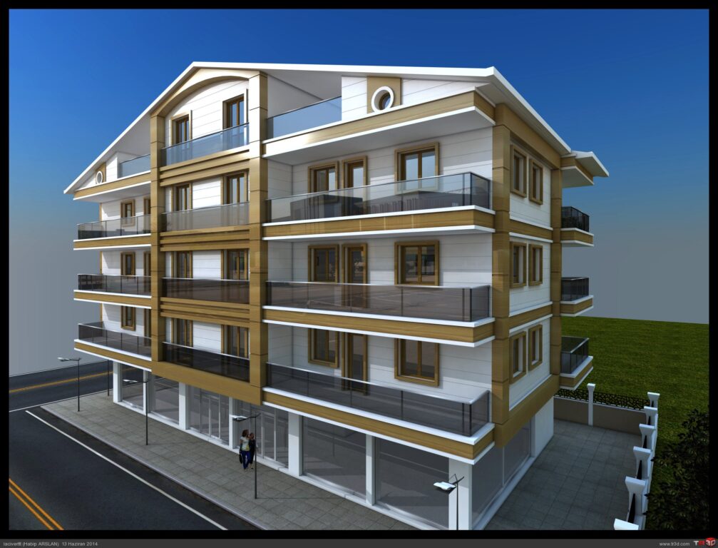 Bursa Yıldırım’da 304 m² arsa üzerindeki dört katlı bina icradan satılıktır