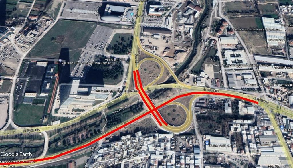 11 Eylül Bulvarı’nda trafik düzenlemesi