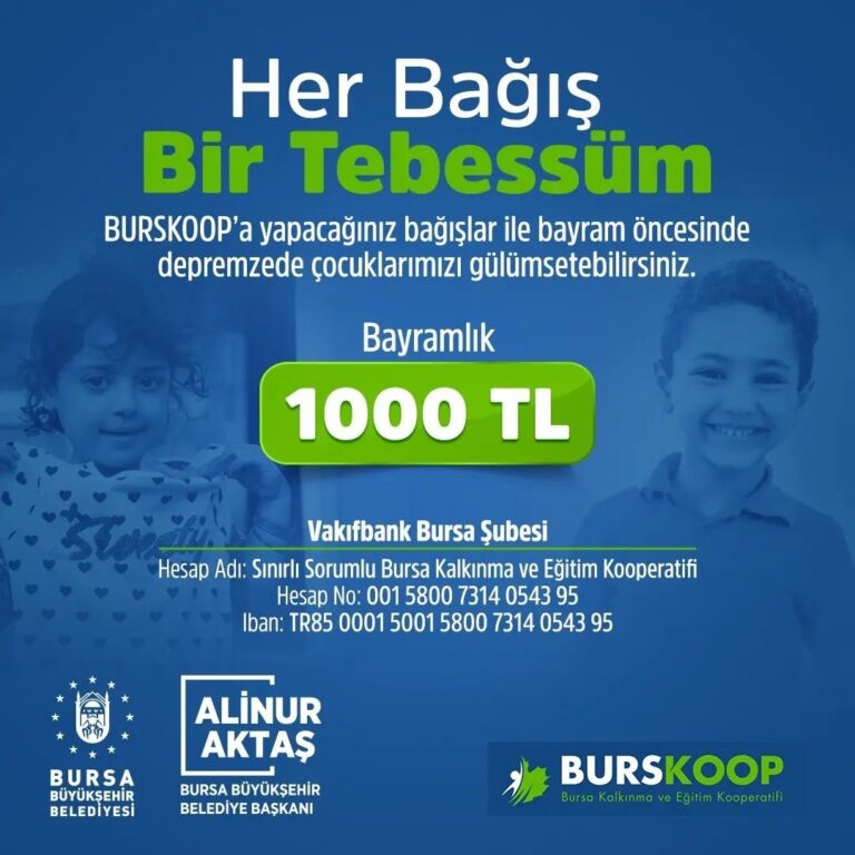 Depremzede çocuklara bayramlık bağışı