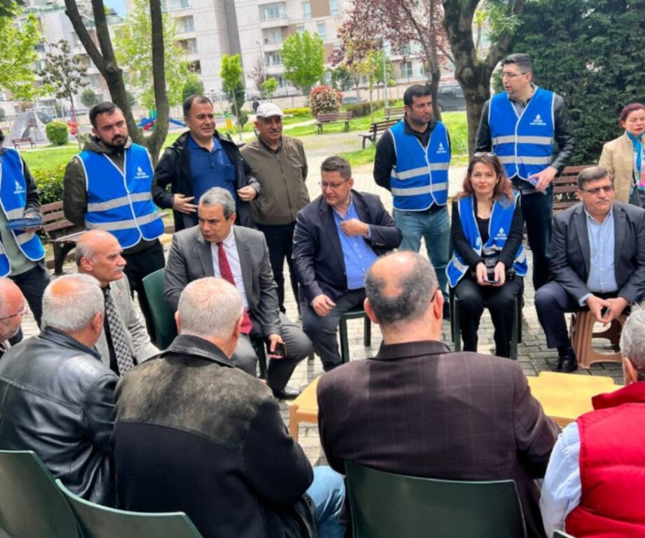 DEVA ekipleriyle seçim çalışmasında