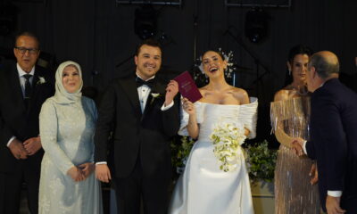Başkan Erkan kızını evlendirdi