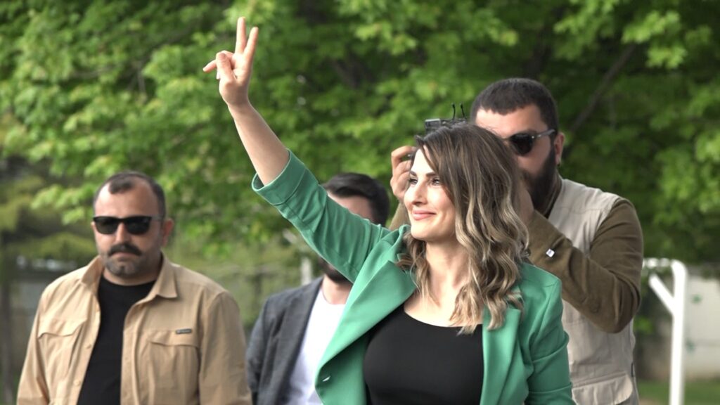 Yeşil Sol Parti mitinginde Selahattin Demirtaş’ın ses kaydı dinletildi, Kılıçdaroğlu’na oy istendi