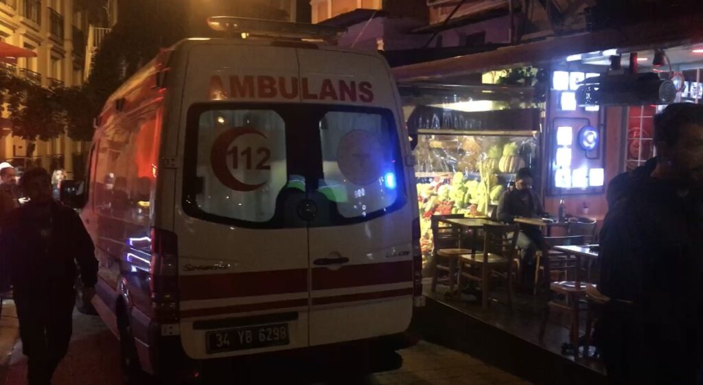 Taksim’de gece kulübünde dehşet anları: Alev alev yandılar