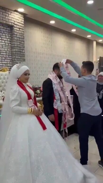 Böyle düğün hediyesi görülmedi…Tam 45 metre