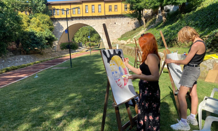 Bursa Irgandı’da Ressam Sabahattin Şen’in semineri ve workshop etkinliği gerçekleştirildi