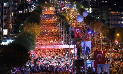 Bursa’da 100. yıl kutlamalarına havai fişekli final