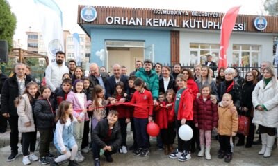 Mudanya Belediyesi Orhan Kemal Kütüphanesi açıldı