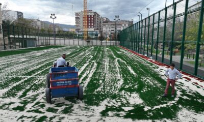 Bursa’da saha ve zemin futbola elverişli hale geliyor
