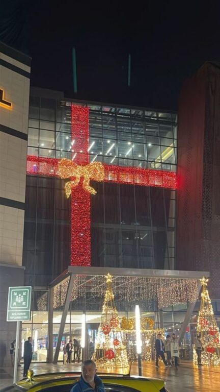 Rize’de tepki çeken süsleme