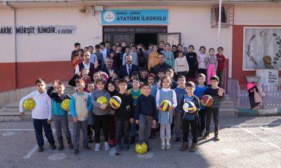 Gürsu’daki okullara Başkan Işık’tan spor desteği