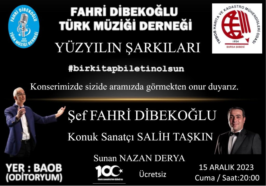 YÜZYILIN ŞARKILARI KÜTÜPHANE İÇİN SÖYLENECEK