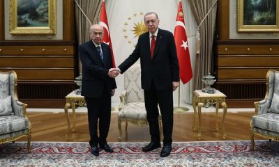Cumhurbaşkanı Erdoğan ile Bahçeli görüşüyor