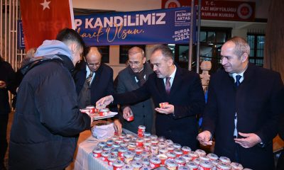 Bursa’da mübarek 3 aylara coşkulu karşılama