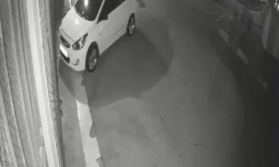 El freni çekilmeyen otomobili lodos sürdü